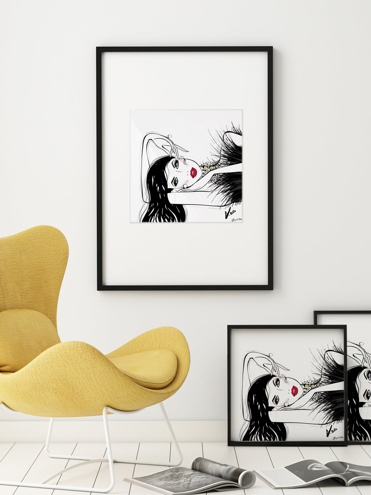 A Peaceful Moment - Illustration - Limited Edition Print - Tiffany La Belle