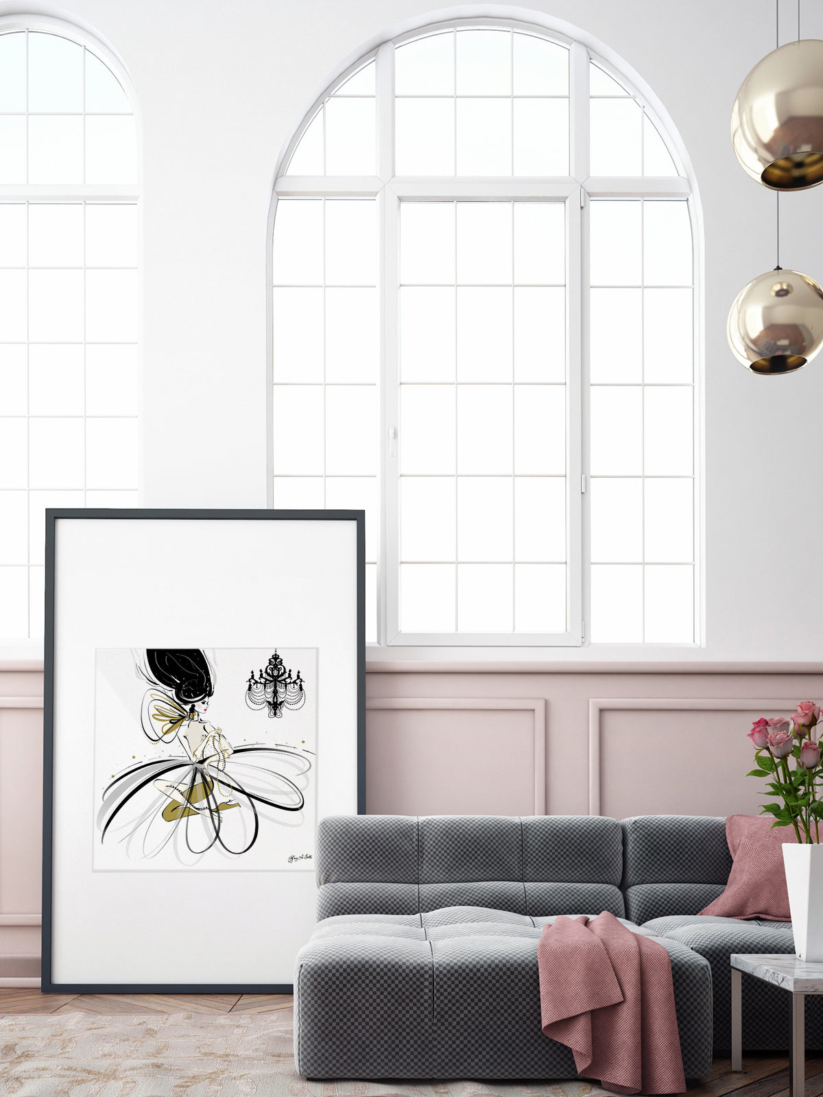 For the Love of Pearls - Illustration - Limited Edition Print - Tiffany La Belle