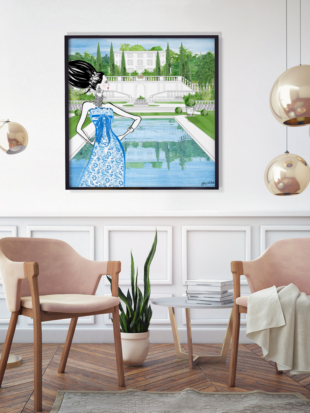 Chanel Haute Couture Spring - Illustration - Limited Edition Print - Tiffany La Belle