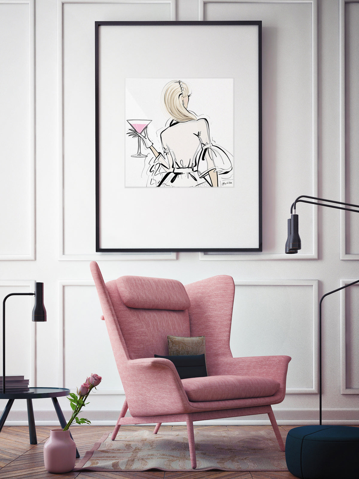 Dior Cocktails - Illustration - Limited Edition Print - Tiffany La Belle