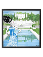 Chanel Haute Couture Spring - Illustration - Canvas Gallery Print - Unframed or Framed - Tiffany La Belle