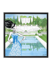 Chanel Haute Couture Spring - Illustration - Canvas Gallery Print - Unframed or Framed - Tiffany La Belle