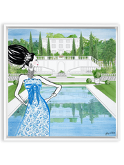 Chanel Haute Couture Spring - Illustration - Canvas Gallery Print - Unframed or Framed - Tiffany La Belle