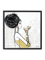 Cocktail Hour - Illustration - Canvas Gallery Print - Unframed or Framed - Tiffany La Belle