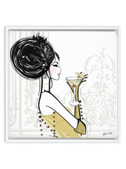 Cocktail Hour - Illustration - Canvas Gallery Print - Unframed or Framed - Tiffany La Belle
