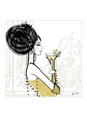 Cocktail Hour - Illustration - Canvas Gallery Print - Unframed or Framed - Tiffany La Belle