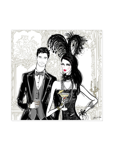 Friday Extravaganza - Illustration - Canvas Gallery Print - Unframed or Framed - Tiffany La Belle