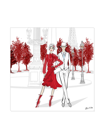 Giambattista Valli Paris - Illustration - Canvas Gallery Print - Unframed or Framed - Tiffany La Belle
