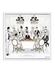 Happy Thanksgiving - Illustration - Canvas Gallery Print - Unframed or Framed - Tiffany La Belle