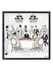 Happy Thanksgiving - Illustration - Canvas Gallery Print - Unframed or Framed - Tiffany La Belle
