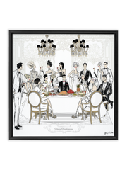 Happy Thanksgiving - Illustration - Canvas Gallery Print - Unframed or Framed - Tiffany La Belle