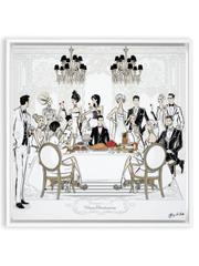 Happy Thanksgiving - Illustration - Canvas Gallery Print - Unframed or Framed - Tiffany La Belle