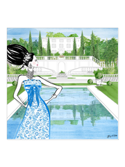 Chanel Haute Couture Spring - Illustration - Canvas Gallery Print - Unframed or Framed - Tiffany La Belle