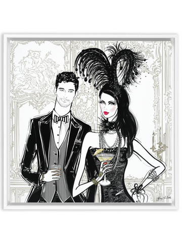Friday Extravaganza - Illustration - Canvas Gallery Print - Unframed or Framed - Tiffany La Belle