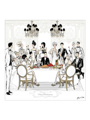 Happy Thanksgiving - Illustration - Canvas Gallery Print - Unframed or Framed - Tiffany La Belle