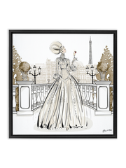 Paris Fashion Week Haute Couture - Illustration - Canvas Gallery Print - Unframed or Framed - Tiffany La Belle