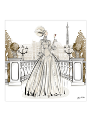 Paris Fashion Week Haute Couture - Illustration - Canvas Gallery Print - Unframed or Framed - Tiffany La Belle