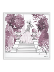 Parisienne Mulberry Garden - Illustration - Canvas Gallery Print - Unframed or Framed - Tiffany La Belle