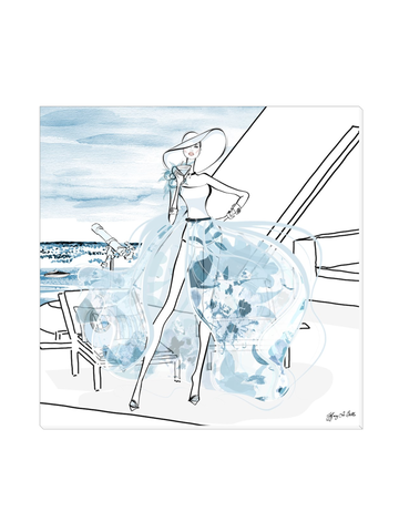 Summer is Coming - Illustration - Canvas Gallery Print - Unframed or Framed - Tiffany La Belle