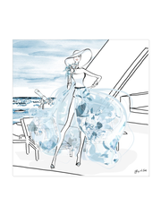 Summer is Coming - Illustration - Canvas Gallery Print - Unframed or Framed - Tiffany La Belle