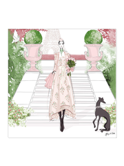 Parisienne Floral - Illustration - Canvas Gallery Print - Unframed or Framed - Tiffany La Belle
