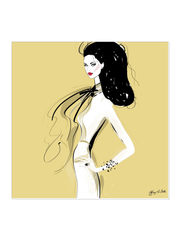 She's All Style - Illustration - Canvas Gallery Print - Unframed or Framed - Tiffany La Belle