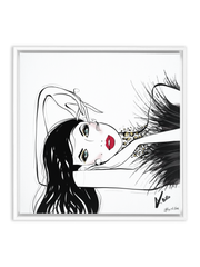 A Peaceful Moment - Illustration - Canvas Gallery Print - Unframed or Framed - Tiffany La Belle