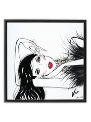 A Peaceful Moment - Illustration - Canvas Gallery Print - Unframed or Framed - Tiffany La Belle