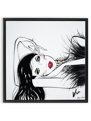 A Peaceful Moment - Illustration - Canvas Gallery Print - Unframed or Framed - Tiffany La Belle