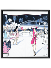 NYE, Sydney, Australia - Illustration - Canvas Gallery Print - Unframed or Framed - Tiffany La Belle