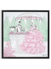 Giambattista Valli Cocktail Couture - Illustration - Canvas Gallery Print - Unframed or Framed - Tiffany La Belle