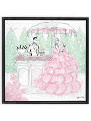 Giambattista Valli Cocktail Couture - Illustration - Canvas Gallery Print - Unframed or Framed - Tiffany La Belle