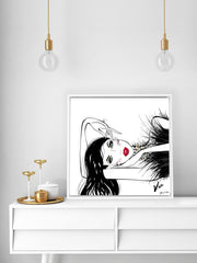 A Peaceful Moment - Illustration - Canvas Gallery Print - Unframed or Framed - Tiffany La Belle