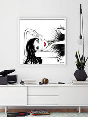 A Peaceful Moment - Illustration - Canvas Gallery Print - Unframed or Framed - Tiffany La Belle