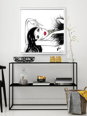 A Peaceful Moment - Illustration - Canvas Gallery Print - Unframed or Framed - Tiffany La Belle