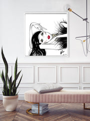 A Peaceful Moment - Illustration - Canvas Gallery Print - Unframed or Framed - Tiffany La Belle