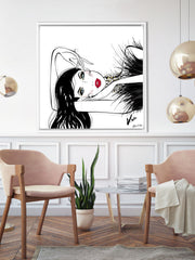 A Peaceful Moment - Illustration - Canvas Gallery Print - Unframed or Framed - Tiffany La Belle