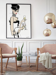 It's a Cats Life - Illustration - Limited Edition Print - Tiffany La Belle