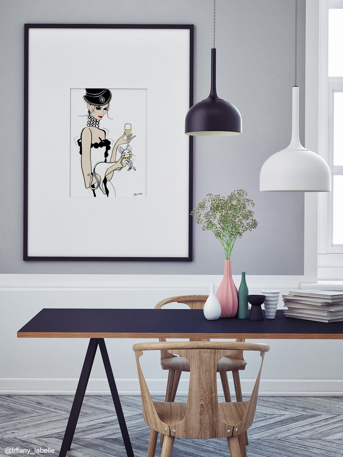It's a Cats Life - Illustration - Limited Edition Print - Tiffany La Belle