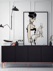 It's a Cats Life - Illustration - Limited Edition Print - Tiffany La Belle