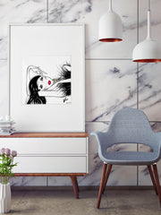 A Peaceful Moment - Illustration - Limited Edition Print - Tiffany La Belle