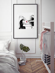 A Peaceful Moment - Illustration - Limited Edition Print - Tiffany La Belle