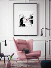 A Peaceful Moment - Illustration - Limited Edition Print - Tiffany La Belle