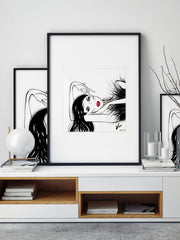 A Peaceful Moment - Illustration - Limited Edition Print - Tiffany La Belle