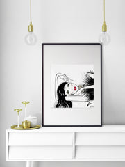 A Peaceful Moment - Illustration - Limited Edition Print - Tiffany La Belle