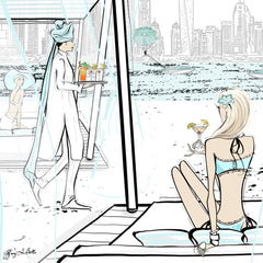 Beach Life Dubai - Illustration - Limited Edition Print - Tiffany La Belle