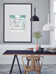 Beach Life Dubai - Illustration - Limited Edition Print - Tiffany La Belle