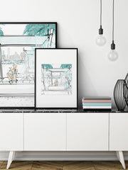 Beach Life Dubai - Illustration - Limited Edition Print - Tiffany La Belle