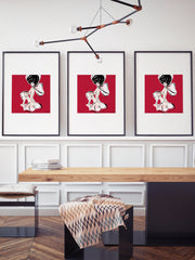 Cabaret Drama - Illustration - Limited Edition Print - Tiffany La Belle