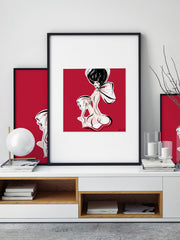 Cabaret Drama - Illustration - Limited Edition Print - Tiffany La Belle